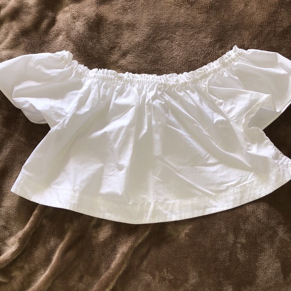 ARITZIA Wilfred Garance Crop Off Shoulder - Picture 2 of 3